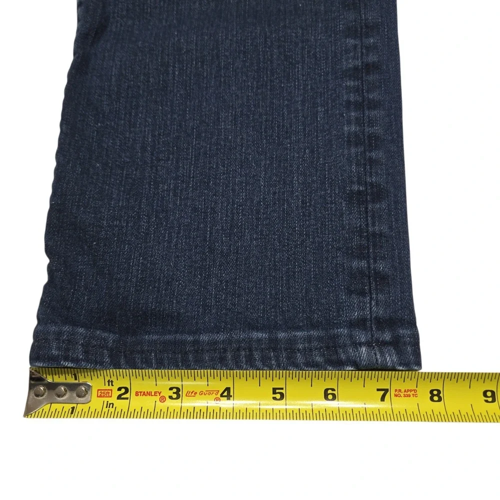Polo Ralph Lauren Jeans Mens 38x25 Blue Dark Wash Varick Slim Straight Tag 38x30